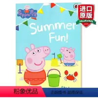 小猪佩奇夏日乐趣 [正版]小猪佩奇超级贴纸活动书 英文原版 Peppa Pig Super Stickers Activ