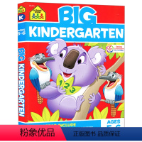 BIG KINDERGARTEN 5-6岁 [正版]school zone美国家庭教辅练习册 英文原版益智书单词数字字母