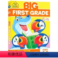 BIG FIRST GRADE6-7岁 [正版]school zone美国家庭教辅练习册 英文原版益智书单词数字字母学习