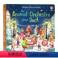 [正版]Usborne出品 动物管弦乐团巴赫协奏曲触摸发声书 Animal Orchestra Plays Bach 英