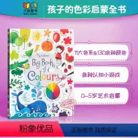 [正版]孩子的色彩启蒙全书 英文原版Usborne Big Book of Colours 颜色识别 11大色系130