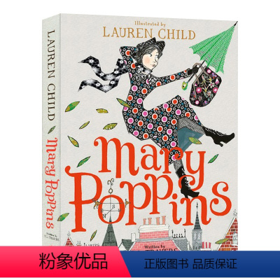 随风而来的玛丽阿姨 插图版 [正版]英文原版 Mary Poppins 欢乐满人间 随风而来的玛丽波平斯阿姨 英文版 进