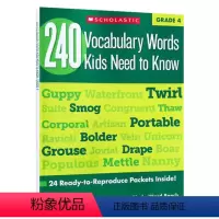 4年级 [正版]学乐小学生英语词汇练习册1-6年级 英文原版 240 Vocabulary Words Kids Nee