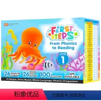 FIRST STEPS 1级别 26册自然拼读绘本+练习册+学习APP [正版]新加坡拼读故事书 FIRST STEPS