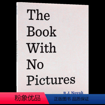 没有图片的书 [正版]华研原版 没有图片的书 英文原版 The Book With No Pictures 幽默故事书