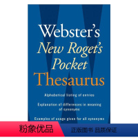 韦氏新罗格口袋词典 [正版]韦氏袖珍字词典 英文原版 Merriam-Webster's Pocket Dictiona