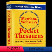 韦氏同义词反义词袖珍词典 [正版]韦氏袖珍字词典 英文原版 Merriam-Webster's Pocket Dicti