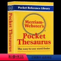 韦氏同义词反义词袖珍词典 [正版]韦氏袖珍字词典 英文原版 Merriam-Webster's Pocket Dicti