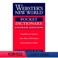 韦氏新世界 口袋英语词典 [正版]韦氏袖珍字词典 英文原版 Merriam-Webster's Pocket Dicti