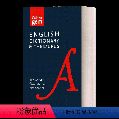 柯林斯袖珍英语字典与同义词词典 [正版]韦氏袖珍字词典 英文原版 Merriam-Webster's Pocket Di