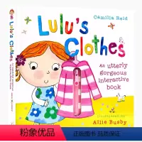 露露的衣服 精装操作书 [正版]Lulu系列英文原版绘本 我爱露露系列 趣味翻翻书 精装触摸操作书 启蒙图书 Lul