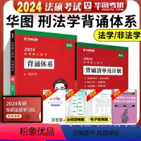2024刑法背诵体系[] [正版]华图法硕背诵体系2024法硕背诵薄讲义 法律硕士联考法学非法学 杨烁民法学于越