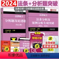 []2024法条分析+分析题论述 [正版]文运2024法律硕士联考法条分析及案例分析专项突破 2025民法刑法