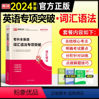 英语[专项突破:词汇语法] 全国通用 [正版]天一2024年统招专升本考试复习资料英语词汇阅读理解200篇完形填空普高语