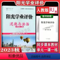 道德与法冶[人教版] 八年级上 [正版]2023秋广州版阳光学业评价全套初中八年级上册语文数学人教版英语沪教牛津版地理生