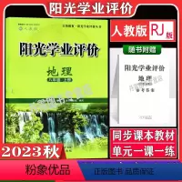 地理[人教版] 八年级上 [正版]2023秋广州版阳光学业评价全套初中八年级上册语文数学人教版英语沪教牛津版地理生物物理