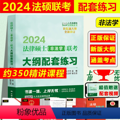 重要法条解释·(非法学/法学) [正版]人大法硕绿皮书2024法律硕士联考考试大纲配套练习标准化题库主观题突破大纲要点解