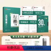 [行楷]5本 行楷一本通(赠笔) [正版]行楷字帖成人练字吴玉生行楷一本通字帖练字成年男钢笔字帖控笔训练行书字帖初学者初