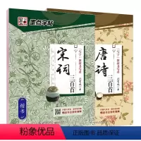 [2册]唐诗三百首+宋词三百首 [正版]名家散文练字帖墨点字帖经典文化系列 优美句子 荆霄鹏楷书入门硬笔书法教程初学者成