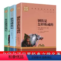 名家名译三本 [正版]格列佛游记 鲁宾逊漂流记 钢铁是怎样练成的格列夫初中生适用青少年 阅读 小学生课外阅读书籍三年级