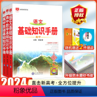 [语数英3册]高中基础知识手册 高中通用 [正版]2024高中语文基础知识手册通用人教版数学英语物理化学生物知识大全语基