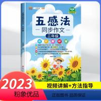 五感法同步作文3年级 小学通用 [正版]五感法写作文技巧素材积累镜头法修辞法扩句法顺序法作文写作技巧小学生作文大全三到六