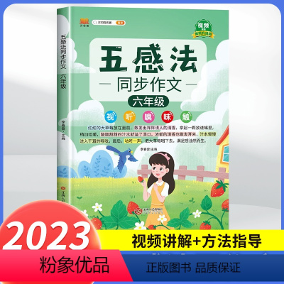 五感法同步作文6年级 小学通用 [正版]五感法写作文技巧素材积累镜头法修辞法扩句法顺序法作文写作技巧小学生作文大全三到六