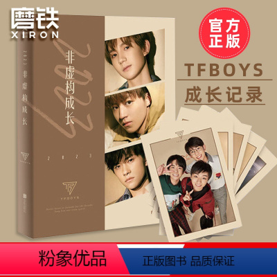 [正版]图书2023非虚构成长 TFBOYS十周年 人气偶像组合 王俊凯王源易烊千玺 TFBOYS的周边书籍新书 记录成