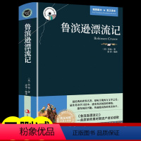 [英汉对照]鲁滨逊漂流记 [正版]简爱原著中文英汉对照互译的书籍全译本中英文双语版原版无删减完整版适合初中高中生大学生英