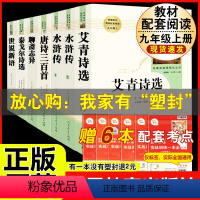 [人教版 7册]九年级上册名著 [正版]水浒传 原著完整版上下2册人民教育出版社九年级必读人教版青少版初中初三学生9七八