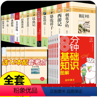 17册]初中中考必读12本名著+初中语数英物化基础知识大全 [正版]全套12册 初中必读名著十二本朝花夕拾鲁迅原著西游记