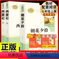 [人教版 必读3册]七年级上 朝花夕拾+西游记.人教社 [正版]西游记 原著 七年级上册语文阅读必读名著 人民教育出版社