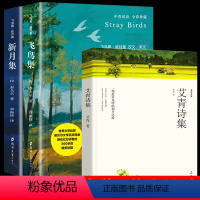 [共3册]飞鸟集+新月集+艾青诗选 [正版]飞鸟集新月集全套2册 珍藏双语版泰戈尔诗选原著全集散文初中生中学生阅读名著课