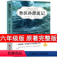 [正版]鲁滨孙漂流记原著完整版无删减六年级下册小学生必读课外书阅读书籍四年级世界名著鲁滨逊漂流记鲁宾逊鲁冰逊中国文联出版