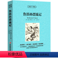 [正版]中英双语鲁滨孙漂流记书鲁滨逊中英文双语版原版名著读物英汉对照小说全套笛福原著 高中生初中生课外英语阅读书籍zy