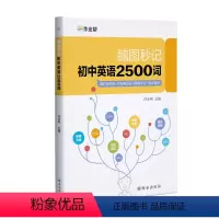脑图秒记初中英语2500词 初中通用 [正版]备考2024 脑图秒记初中英语2500词专项训练语法工具书 初中英语词汇中
