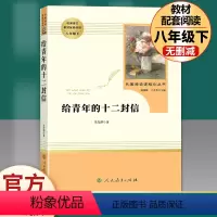 [人教社]给青年的十二封信 [正版]完整版钢铁是怎样炼成的傅雷家书初中原著人民教育出版社人教版初二八年级下册必读课外书全