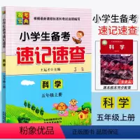 科学.教科版 五年级上 [正版]2023新版 小学生备考速记速查 科学 五年级上册教科版5年级上册科学备考总复习核心知识