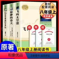 [全3册]飞向+寂静+星星 人民教育出版社 [正版]红星照耀中国原著完整版人教版初中生西行漫记斯诺八年级上册语文必名著课