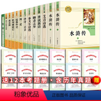 [全13册]九年级上下学期必读+选读全套 [正版]艾青诗选水浒传书原著完整版温儒敏王本华人民教育出版社初中生初三课外