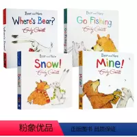 [正版]英文原版 Bear and Hare Where's Bear?/Snow!/Mine!/Go Fishing