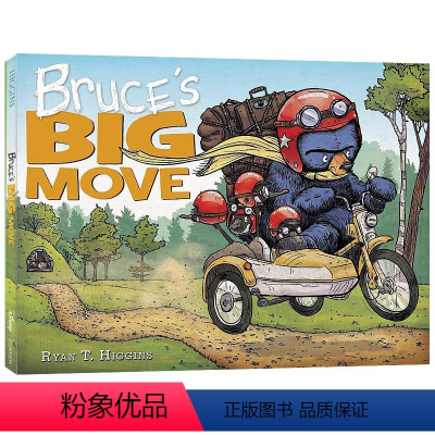Bruce's Big Move 精装 童话寓言 [正版]英文原版 BE QUIET/Santa Bruce/Hotel