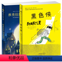 [正版] 国际大奖小说套装2册 黑色侠+维奥拉的100座城堡 “兔唇”女孩开启老屋之旅 国际大奖小说中小学生课外阅读书籍