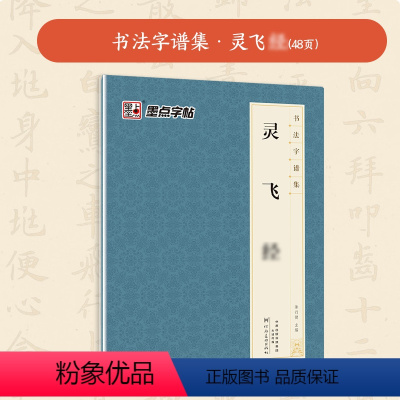 [1册]书法字谱集·灵飞经 [正版]小楷灵飞经5册套装毛笔字帖初学者学生成人练字帖楷书入门基础教程附视频教学毛笔书法字帖