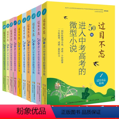 全10册过目不忘 : 50则进入中考高考的微型小说 [正版]过目不忘50则进入中考高考的微型小说 全10册汇编进入各地中