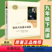 契诃夫短篇小说选[赠考点手册] [正版]儒林外史+简爱书籍原著完整版无删减人民教育出版社初中生九年级下册课外书籍必读