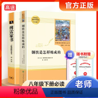 [人教版]钢铁是怎样炼成的+傅雷家书(送两本手册) [正版]钢铁是怎样炼成的傅雷家书原著无删减人民教育出版社初中生八年级