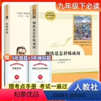 经典常谈+钢铁是怎样练成的[赠考点手册] [正版]钢铁是怎样炼成的原著经典常谈朱自清八年级下册 初二必读课外阅读书籍老师