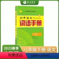 语文 八年级下 [正版]2023年春初中语文词语手册八年级下册人教版语文课文字词句同步讲解辅导书专项训练工具书仓库直发学