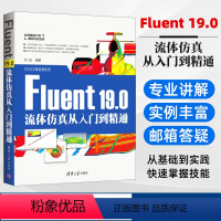 [正版]清华社直供Fluent 19.0流体仿真从入门到精通 fluent19.0软件自学教程 仿真流体计算实战基础知识